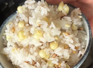 もち麦入りホワイトコーンの炊き込みご飯-レシピのメイン写真