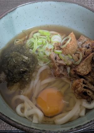 鶏かすうどん-レシピのメイン写真
