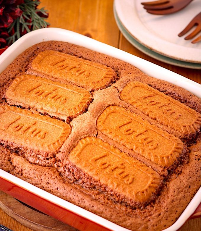 耐熱容器1つで濃厚ビスケットブラウニー by ♪♪maron