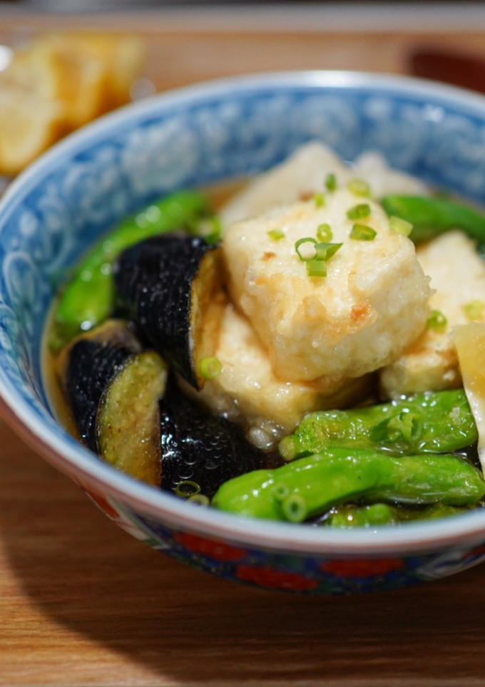 餅と豆腐と季節野菜の揚げ出し-レシピのメイン写真