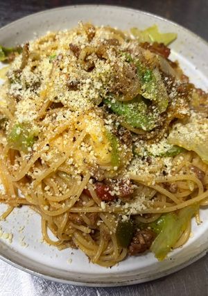 タコライスならぬ、メキシカンタコパスタ-レシピのメイン写真