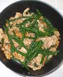 いんげん豚肉の醤油炒めもの♪簡単くるみ