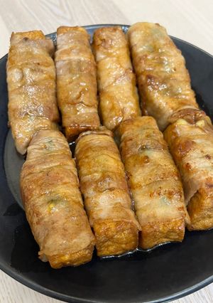 大葉とチーズの厚揚げ豚バラ巻き-レシピのメイン写真