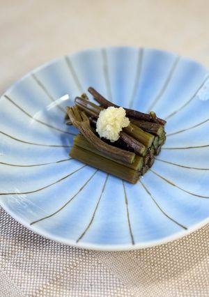 わらびの冷凍保存・解凍後も美味しいか検証-レシピのメイン写真