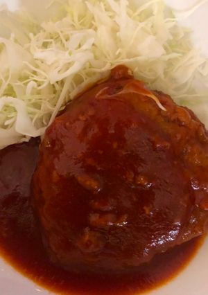 煮込みハンバーグ-レシピのメイン写真
