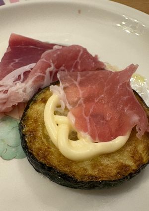 ズッキーニの素焼き〜生ハムを添えて〜-レシピのメイン写真