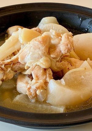 圧力鍋・手羽元と大根の参鶏湯-レシピのメイン写真