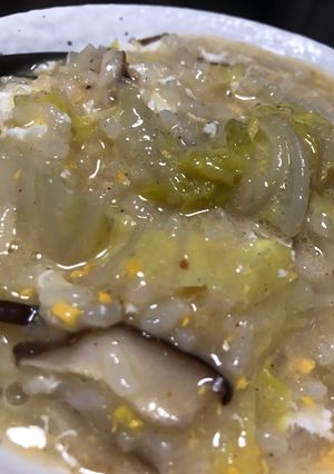 ホッと一息⭐︎白菜中華粥🥬-レシピのメイン写真