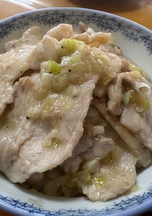 超簡単にネギ塩豚丼-レシピのメイン写真