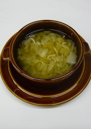 【副菜】キャベツとしらすのスープ-レシピのメイン写真