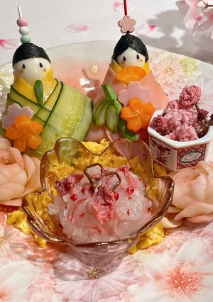桜と鯛のカルパッチョ❀桃の節句❀雛祭り❀-レシピのメイン写真