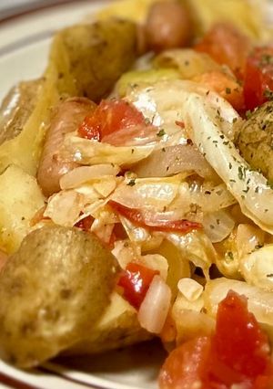 ジャーマンポテト◎キャベツトマト入り-レシピのメイン写真