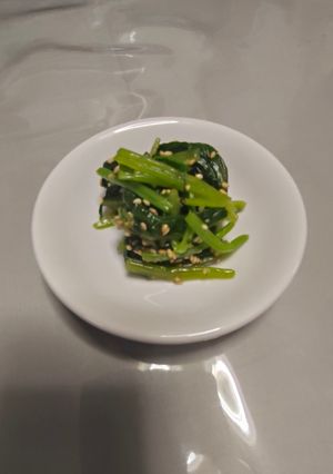 超簡単!ほうれん草のごまナムル-レシピのメイン写真