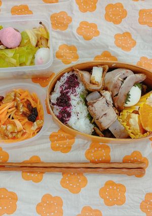 ゆで卵の大葉ベーコン巻き-レシピのメイン写真