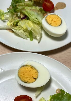 父が作る思い出のゆでたまご♪-レシピのメイン写真