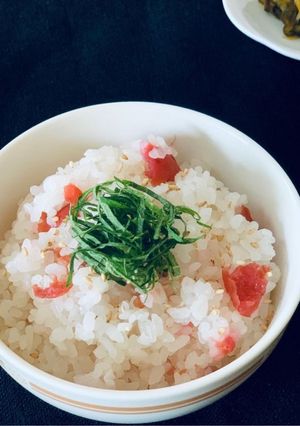 梅炊き込みご飯-レシピのメイン写真
