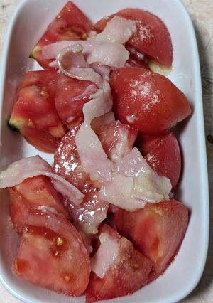 簡単★トマトのベーコンサラダ-レシピのメイン写真