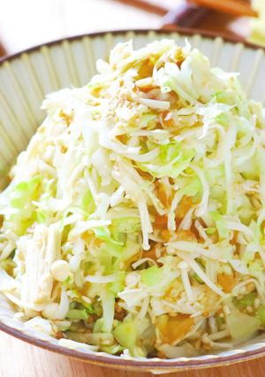 キャベツとえのきの梅おかか和え-レシピのメイン写真