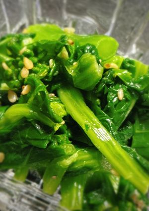 菜の花　からしポン酢和え！-レシピのメイン写真