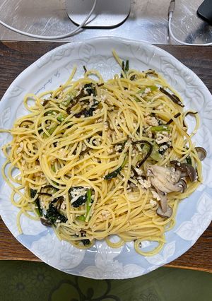 簡単！ズボラ飯！柚子胡椒の和風パスタ-レシピのメイン写真
