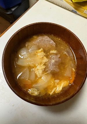 〆にはうどん！最高に美味い☆カルビスープ-レシピのメイン写真