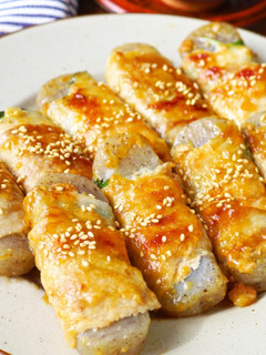 味噌ダレが旨い♪こんにゃくと大葉の肉巻き-レシピのメイン写真
