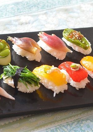 野菜のお寿司♪-レシピのメイン写真