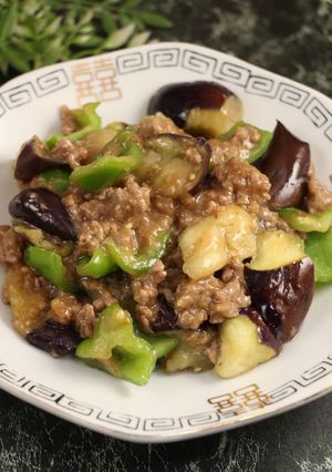 レンジで簡単！肉茄子味噌-レシピのメイン写真