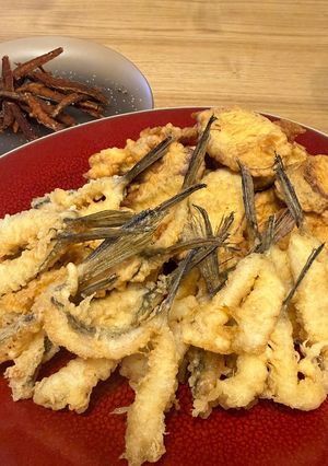 ハサミだけで簡単 松葉おろし　メゴチの天ぷら-レシピのメイン写真