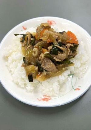 【学校給食】スタミナ丼-レシピのメイン写真