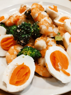 海老とブロッコリー和える塩麹炒め-レシピのメイン写真
