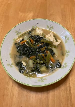 豆腐とほうれん草の煮物-レシピのメイン写真