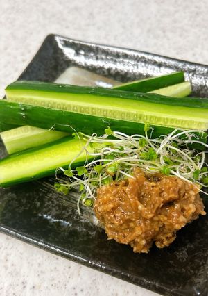 きゅうりのコク味噌添え-レシピのメイン写真