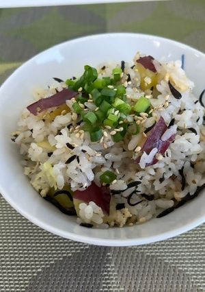さつま芋とひじきの炊き込みご飯-レシピのメイン写真
