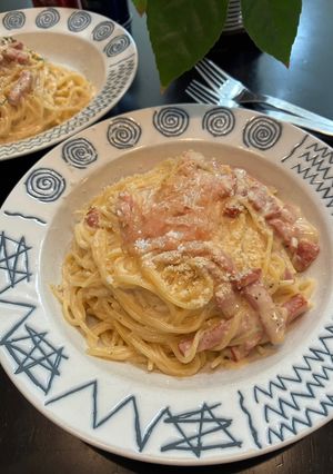 おかんレシピ𓀤𓀣ちょっと本格カルボナーラ-レシピのメイン写真