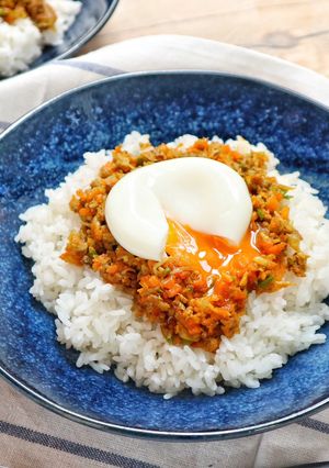 栄養満点💯『野菜たっぷりキーマカレー』-レシピのメイン写真