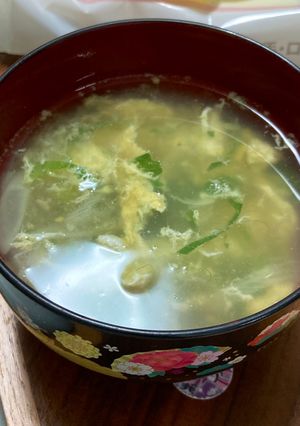 大葉と卵の吸い物-レシピのメイン写真