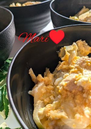 新玉ねぎと鶏胸肉の親子丼-レシピのメイン写真