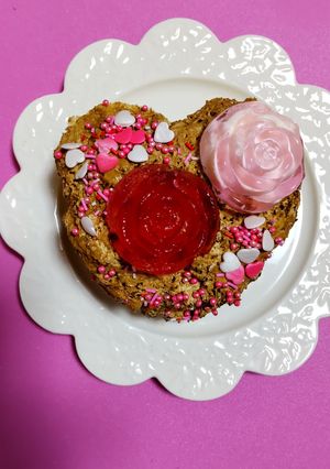 手越くん誕生日☆バラゼリーコーヒーケーキ-レシピのメイン写真