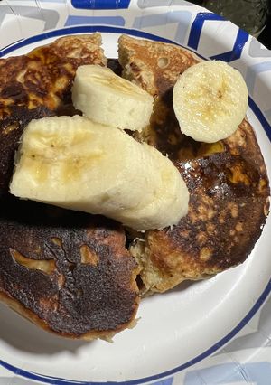 バナナオーツパンケーキ-レシピのメイン写真