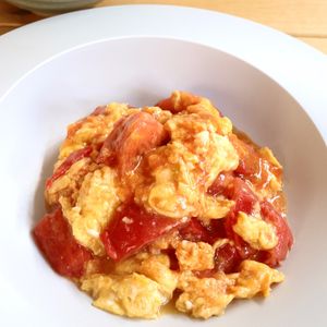節約スピードおかず！トマトと卵の中華炒め