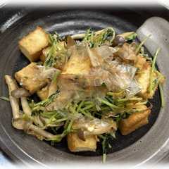รูปของ 厚揚げと豆苗チャンプルー