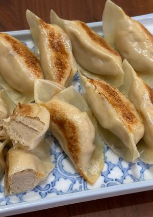 はんぺんとお￼からとシーチキンの餃子-レシピのメイン写真