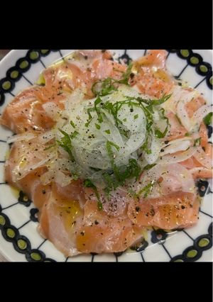 サーモンのカルパッチョ-レシピのメイン写真
