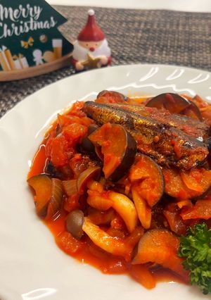 クリスマスにぴったり🎄　いわしのトマト煮-レシピのメイン写真
