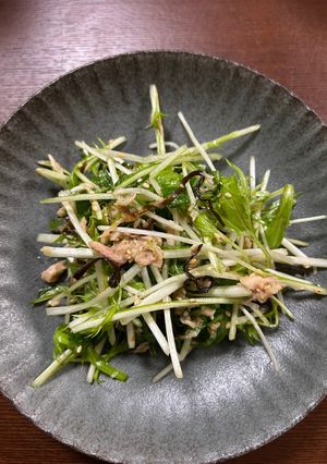 激ウマ！水菜のサラダ-レシピのメイン写真