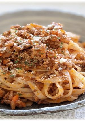 【米粉】ボロネーゼ風パスタ-レシピのメイン写真