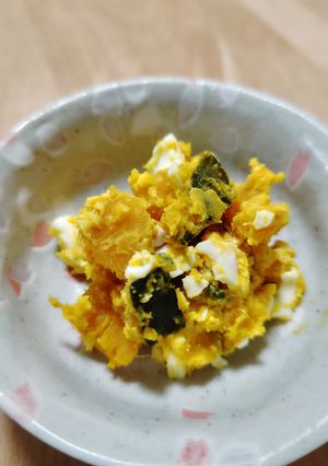 かぼちゃとゆで卵のサラダ-レシピのメイン写真