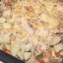 รูปของ 鶏むね肉のチーズ焼き
