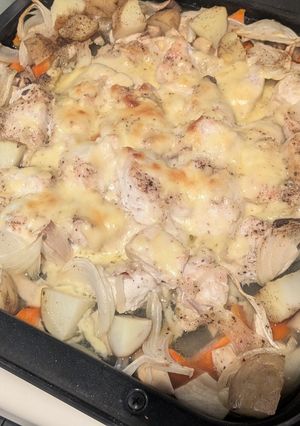 鶏むね肉のチーズ焼き-レシピのメイン写真